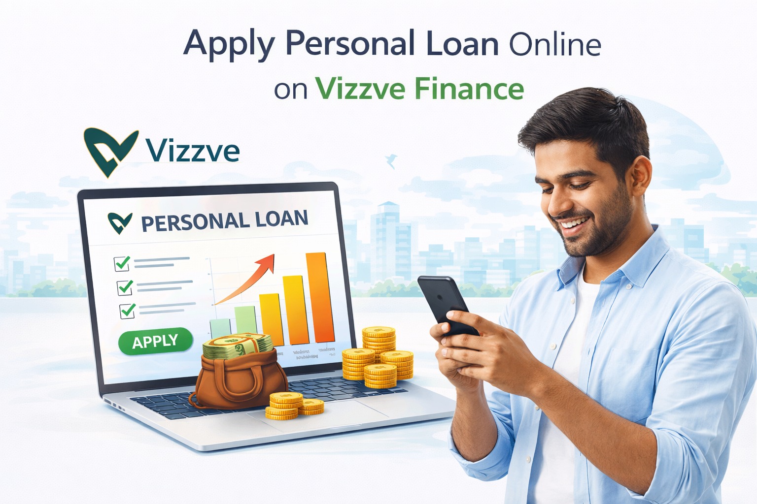 Apply personal loan online on Vizzve Finance website